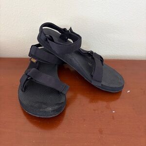 Teva Black Strap Sandals for Women OR Men